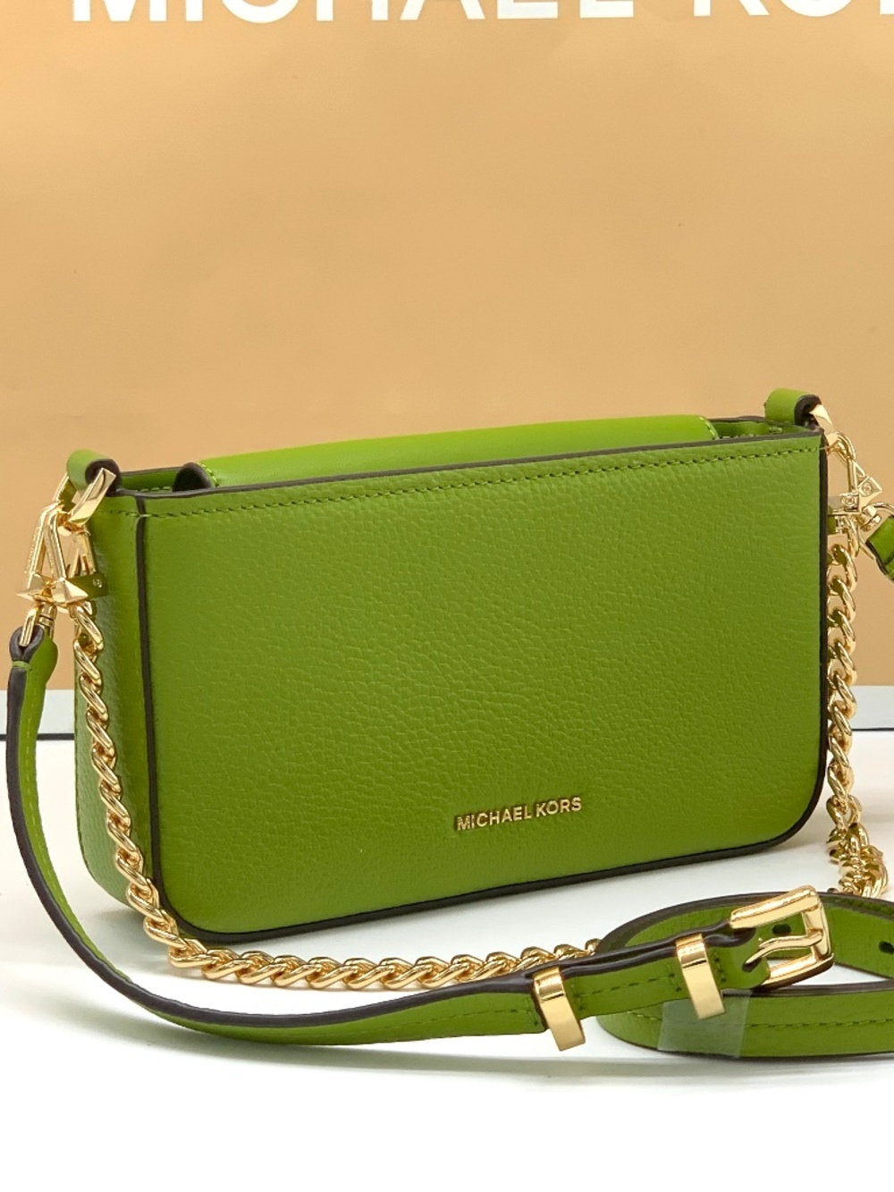 Michael kors BRYANT small conv xbody pouchette  Meadow Green